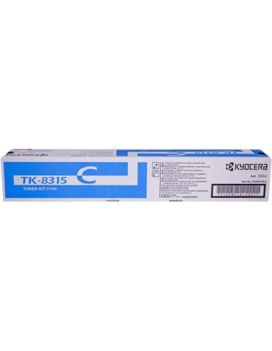 Kyocera TK8315 Cyan Cartucho de Toner Original - 1T02MVCNL0 TK8315C