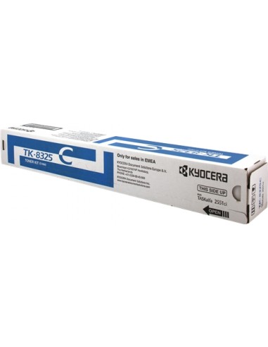 Kyocera TK8325 Cyan Cartucho de Toner Original - 1T02NPCNL0 TK8325C