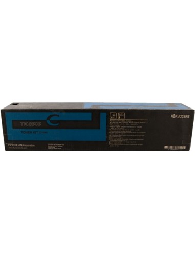 Kyocera TK8505 TK8507 Cyan Cartucho de Toner Original - 1T02LCCNL0 TK8505C