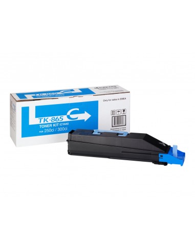 Kyocera TK865 Cyan Cartucho de Toner Original - 1T02JZCEU0 TK865C