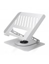 Aisens Soporte Sobremesa XL para Portatil-Tablet - Giratorio y Ajustable - Rotacion 360Â° - Plegable y Compacto -