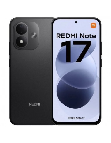 Xiaomi Redmi Note 17 Smartphone Pantalla 6.99" - 4GB - 128GB - Camara Principal 50MP - Bateria 770mAh - Color Negro