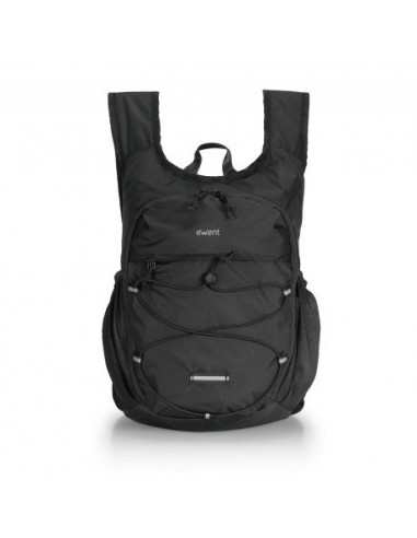 Ewent EW2540 Ultralight Mochila para Portatil hasta 14" - Apta Para Cabina Ryanair - Material Nylon Impermeable - Color Negro