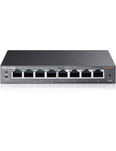 TP-Link Switch Easy Smart de 8 Puertos Gigabit - 4 Puertos PoE