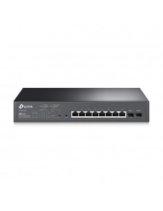TP-Link Omada Switch Smart Gigabit JetStream - 8 Puertos PoE-- 2 Ranuras SFP - Montaje en Rack