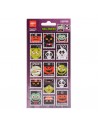 Apli Kids Sellos Pack con 30 Pegatinas de Halloween con Forma de Sello Postal - Perfectas para Decorar Cuadernos-Agendas