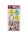 Apli Kids Glow in the Dark Pack con 66 Pegatinas de Halloween - Brillan en la Oscuridad - Destacan por su IncreÃ­ble Efecto
