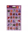 Apli Kids Pop Up Pack con 30 Pegatinas de Halloween con Efecto Volumen - Perfectas para Decorar Cuadernos-Agendas-etc...