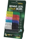 Faber-Castell Multimark Acrylic Brush Expositor con 60 Rotuladores Acrilicos Punta Pincel - Trazo de 1 a 6mm - Tinta Acrilica