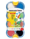 Eberhard Faber Pack de 8 Acuarelas Ã 44mm - Faciles de Usar - Colores Surtidos