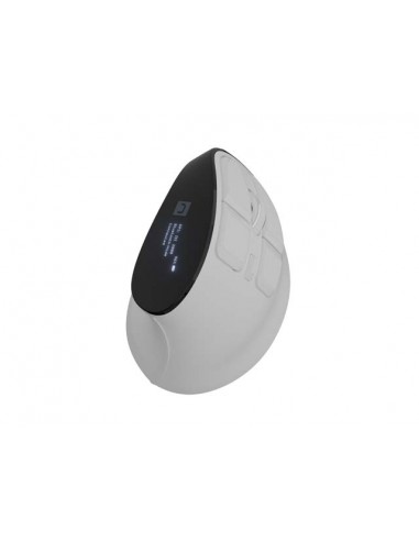 Natec Euphonie Pro Raton Optico Vertical Inalambrico - 2.400 dpi - Bluetooth-2 4Ghz - 9 Botones - Color Blanco
