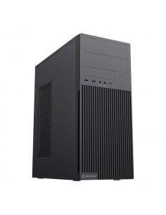 Unykach Aero C360 Caja ATX - Fuente de Alimentacion 500W Incluida - Soporte para 5 25" 3.5" y 2.5" - USB-A 2.0 3.2-tipo C y