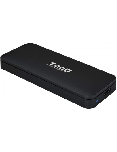 Tooq Carcasa Externa SSD M2 NVMe PCIe USB-C - Color Negro