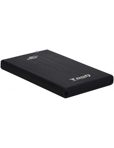 Tooq Carcasa Externa HDD SDD 2.5" hasta 9 5mm SATA USB 3.0 3.1 Gen 1 - Color Negro