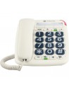 Motorola CT200 Telefono Fijo - Teclas Grandes - Buzon de Voz con Indicador LED - Color Blanco