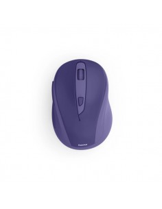 Hama WM-400 Raton Optico Inalambrico para Diestros 1600dpi - Ergonomico - Rango 10m - 6 Botones - USB-A RF 2.4GHz -