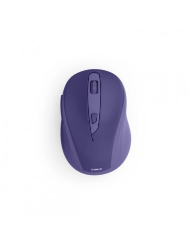 Hama WM-400 Raton Optico Inalambrico para Diestros 1600dpi - Ergonomico - Rango 10m - 6 Botones - USB-A RF 2.4GHz -