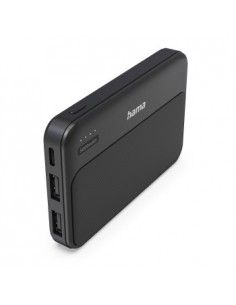 Hama Power Pack Pocket-5 Bateria Externa Powerbank 5000mAh - Polimero de Litio - USB-C - USB-A - Carga Rapida - 2 Conexiones