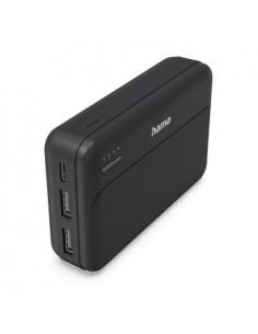 Hama Power Pack Pocket-10 Bateria Externa Powerbank 10000mAh - Polimero de Litio - USB-C - USB-A - Carga Rapida - 2