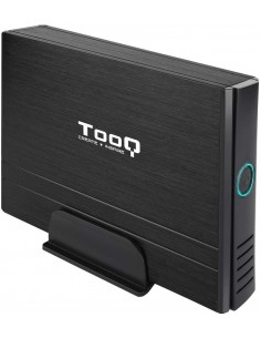 Tooq Carcasa Externa HDD 3.5" SATA IDE USB 2.0 con Soporte - Color Negro