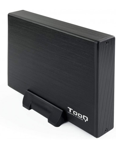 Tooq Carcasa Externa HDD 3.5" SATA USB 3.0 con Soporte - Color Negro