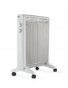 Daewoo DW9508 Radiador de Mica - Potencia 2000W - Termostato Regulable - 2 Niveles de Potencia - Ruedas - Asa de Transporte