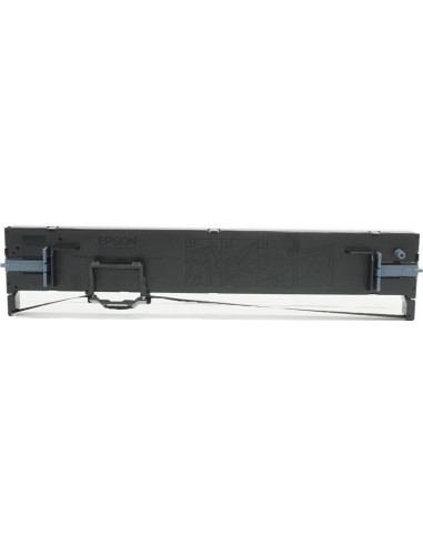 Epson C13S015657 Cinta de Etiquetas Original Tela de Nylon - 10 Millones de Caracteres de Rendimiento - Compatible con