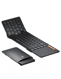 ProtoArc XK01-TP Teclado Portatil Plegable en Triptico - Bluetooth --Con Touchpad - Conexion de hasta 3 Dispositivos - Color