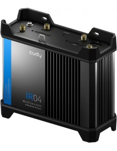 Cudy IR04_EU Router Industrial WiFi N300 4G LTE CAT 4 --2 Ranuras SIM - 4 Puertos LAN - Alimentacion POE y DC - Montaje en