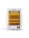 Orbegozo BP 5000 Estufa de Cuarzo - Potencia 800W - Seguridad Antivuelco - 2 Niveles de Calor - Reflector Protegido -
