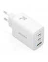 Aisens Cargador GAN 67W - 2x USB-C PD3.0 QC4.0 - 1xUSB-A QC3.0 - Color Blanco