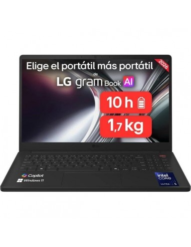 LG Gram 14ZB90S-G.AA55BN Portatil 14" Intel Core Ultra 5 115U - 16GB DDR5 - 512GB SSD - Windows 11 Home - Color Negro -