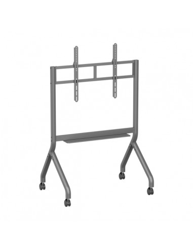 Aisens FT90F-471 ECO Soporte de Suelo para Pantallas Interactivas TV de 55 a 90" - Bandeja Multiusos - Peso Max. 90kg -