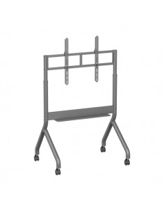 Aisens FTF90E-467 ECO Soporte de Suelo para Pantallas Interactivas TV de 55 a 90" - Motorizado - Bandeja Multiusos - Peso