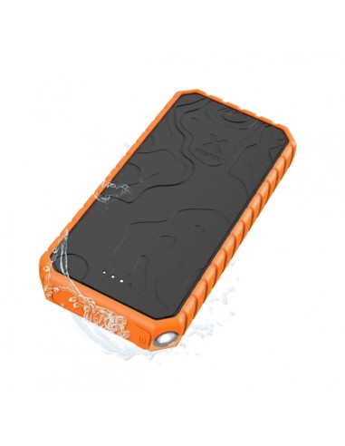 Xtorm Xtreme Power Rugged Powerbank 20.000 mAh 35W - 2x USB-C-2X USB A - QC 3.0 - IP65 - Linterna - Color Negro