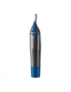 Remington Nano Series Recortador Facial - Cuerpo Exterior Antimicrobiano - Peines Guia para Cejas - Resistente al Agua -