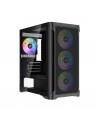 Sama S31 Caja Torre MicroATX - Lateral Cristal Templado - 2 x USB-A 3.0-1 x USB-C 3.2 - 1 x Audio-Micro - 4 Ventiladores