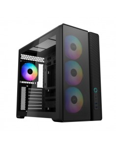 Sama S50 Caja Torre ATX - Lateral Cristal Templado - 2 x USB-A 3.0-1 x USB-C 3.2 - 1 x Audio 1 x-Micro - 4 Ventiladores