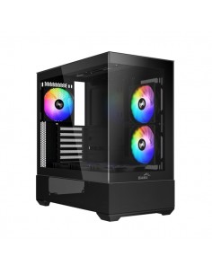 Sama V40 Caja Torre ATX - Lateral Cristal Templado-- 2 x USB-A 3.0-USB-C 3.1 - 1 x Audio 1 x Micro - 6 Ventiladores ARGB -