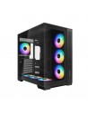 Sama V52 Caja Torre ATX - Lateral Cristal Templado-- 2 x USB-A 3.0-USB-C 3.2 - 1 x Audio-Micro - 7 Ventiladores ARGB -