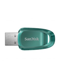 Sandisk Cruzer Ultra Eco Memoria USB 3.2 128GB - Hasta 100MB s de Transferencia - Color Verde (Pendrive)