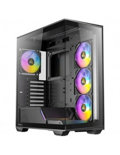 Antec Constellation C3 ARGB Caja ATX - Cristal Templado - 1 x USB-A 3.0-1 x USB-C 3.2 - 1 x Audio-Micro - 4 Ventiladores