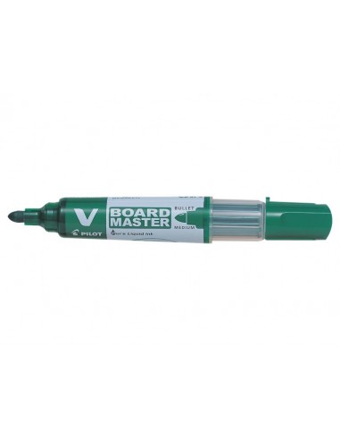 Pilot V-Board Master Begreen Rotulador para Pizarra Blanca - Punta Redonda 6mm - Trazo 2.3mm - 91-Plastico Reciclado -