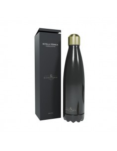 Dohe Botella Isotermica 500ml - Tapon Hermetico - Color Negro