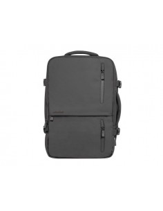 Natec Camel Pro Mochila de Viaje 2 en 1 para Portatiles de 17.3" - Equipaje de Mano de 28 Litros - Color Negro