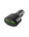 Natec Coney Cargador para Coche 84W - 1xUSB-C PD3.0-2xUSB-A Qc 3.0 - Indicador LED - Color Negro