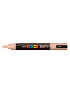 Posca PC-5M Marcador de Pintura - Base al Agua - Punta de Bala 1.8-2.5mm - Resistente a la Luz - Color Rosa Empolvado