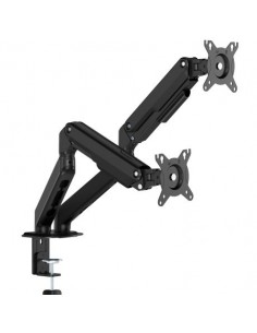 Ewent EW1493 Soporte de Mesa para Monitor TV - De 17" a 32" - Piston de Gas - 3 Pivotes-2 Brazos - Giratorio e Inclinable -
