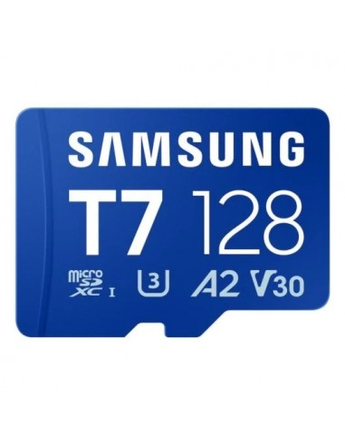 Samsung T7 Tarjeta Micro SDXC 128GB UHS-I U3 A2 V30 170MB s