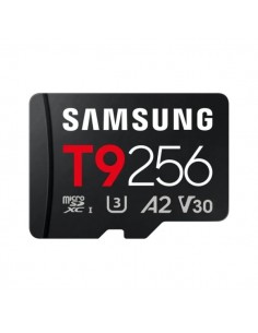 Samsung T9 Tarjeta Micro SDXC 256GB UHS-I U3 A2 V30-200-130MB s con Adaptador SD